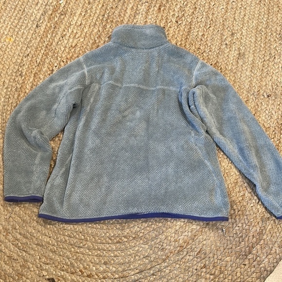 Patagonia Womens Pullover Quarter Snap Fleece Sweatshirt Gray Polartec Medium - Picture 5 of 5